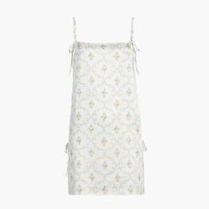 Hill House The Tati Silk Teddy - Pastel Trellis | Sz M